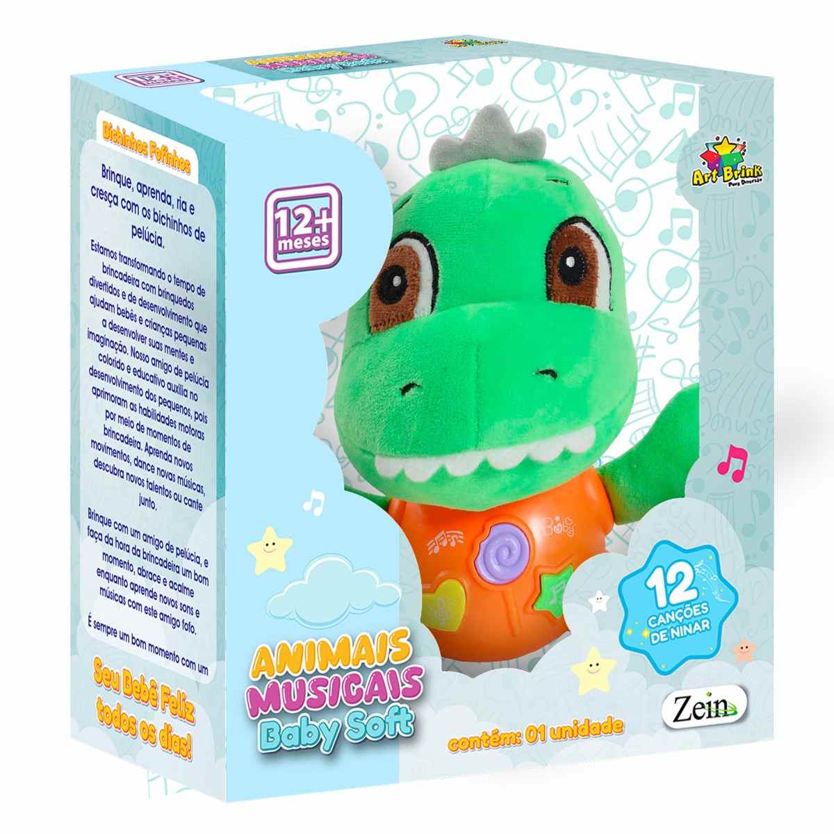 ANIMAIS MUSICAIS DINO C/SOM E LUZ